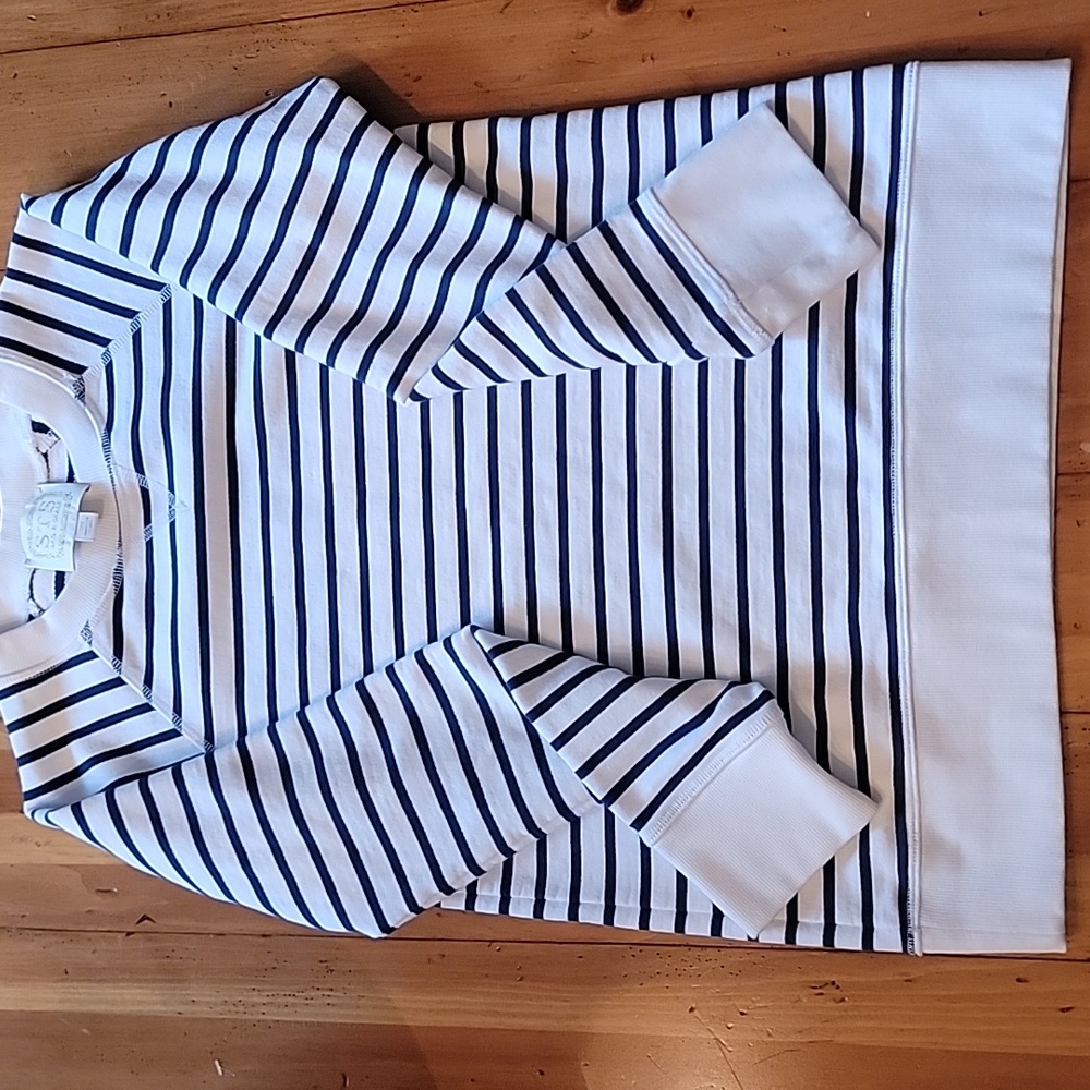 Sail to Sable striped sweatshirt